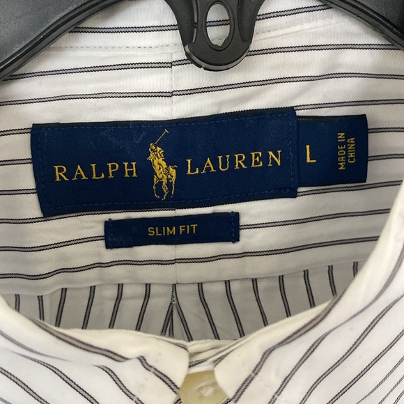 “Ralph Lauren” dress shirt; slim fit; size large - Picture 5 of 5